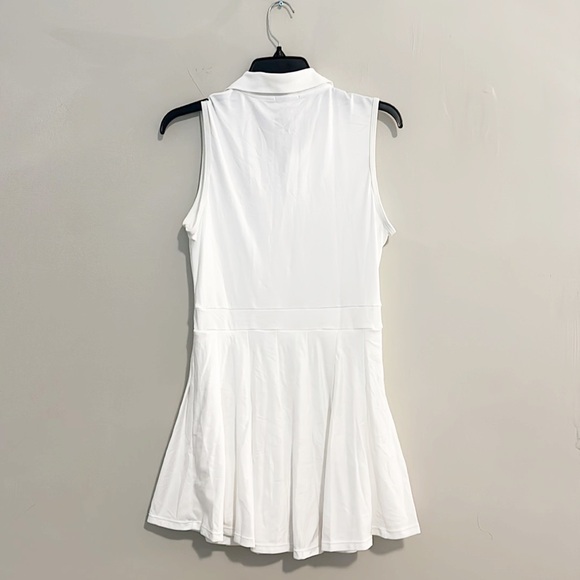 NWT WeWoreWhat x Revolve Tennis Mini Dress Zip optic white women size Large - Picture 7 of 7